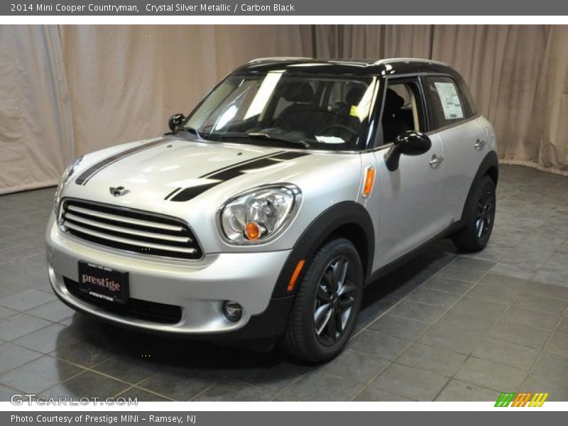 Crystal Silver Metallic / Carbon Black 2014 Mini Cooper Countryman