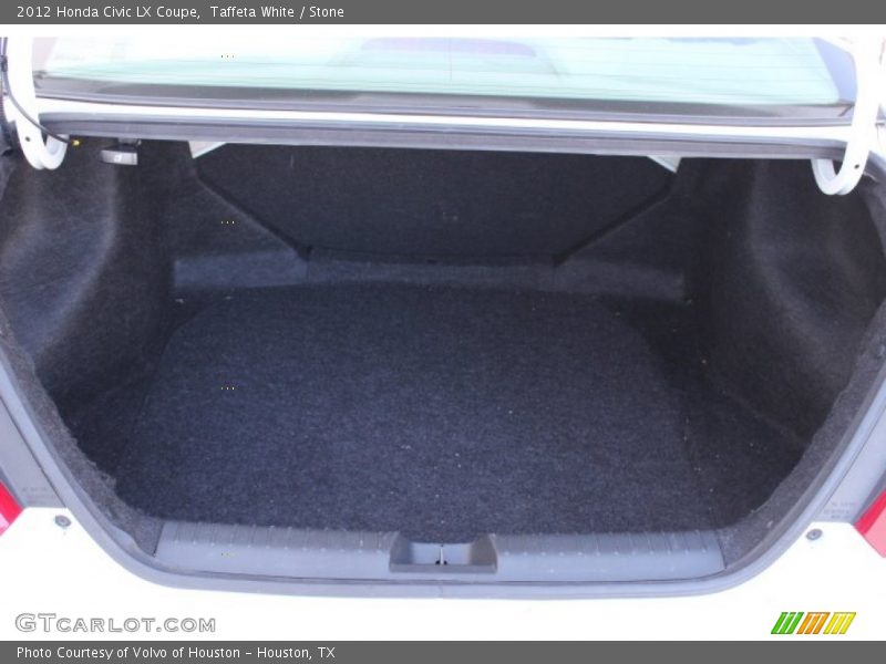 Taffeta White / Stone 2012 Honda Civic LX Coupe
