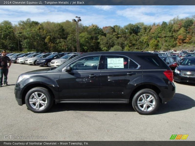 Tungsten Metallic / Jet Black 2014 Chevrolet Equinox LS