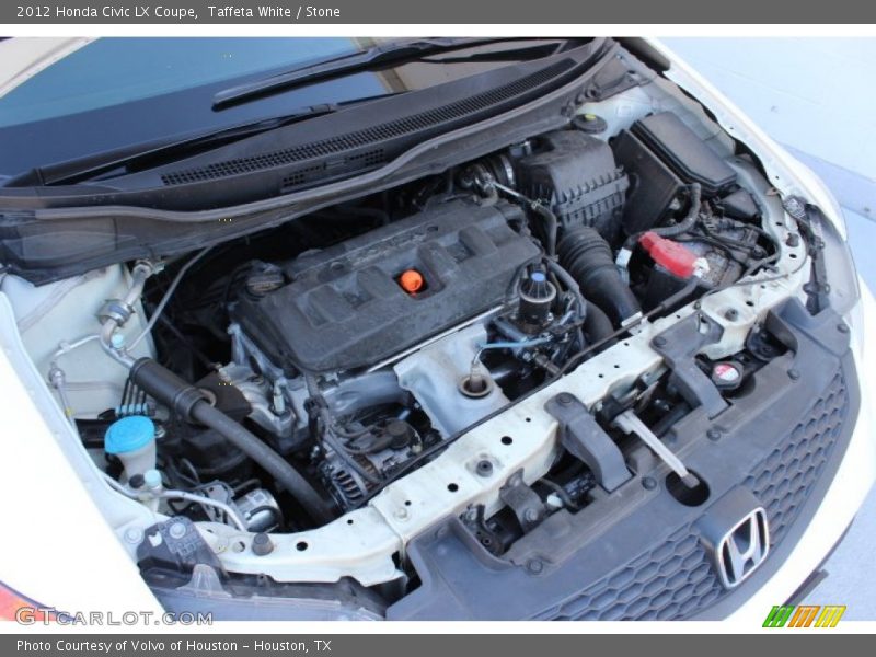 Taffeta White / Stone 2012 Honda Civic LX Coupe