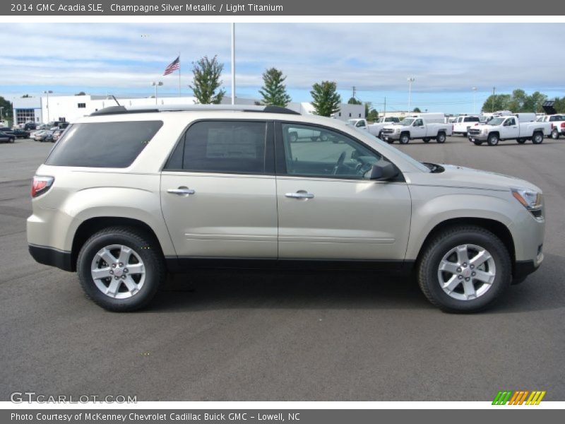  2014 Acadia SLE Champagne Silver Metallic