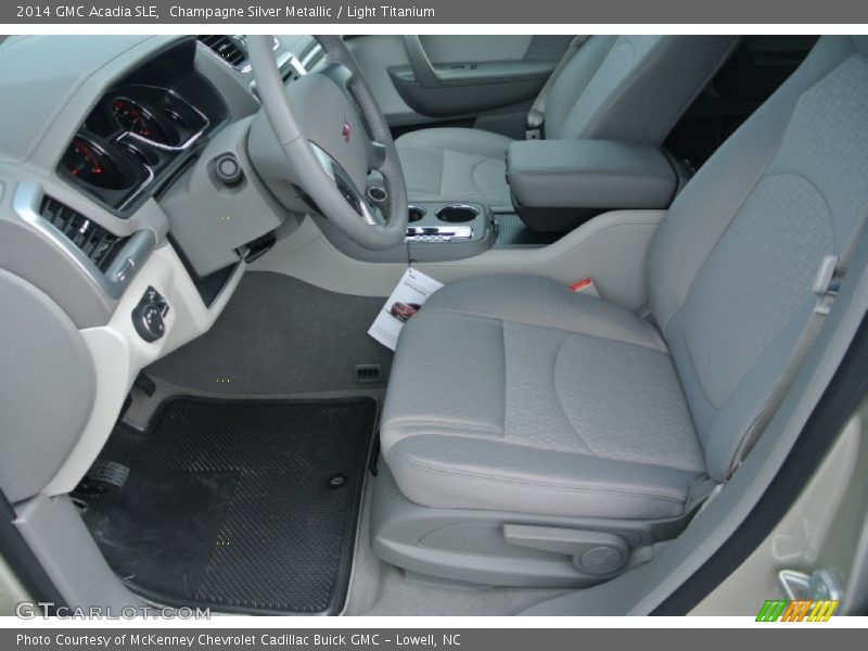 Champagne Silver Metallic / Light Titanium 2014 GMC Acadia SLE