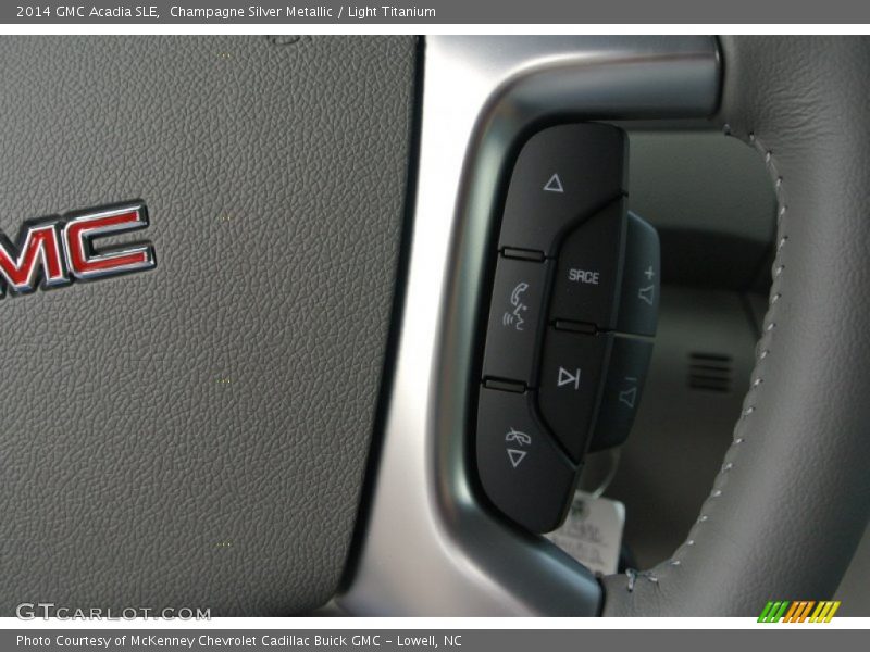 Champagne Silver Metallic / Light Titanium 2014 GMC Acadia SLE
