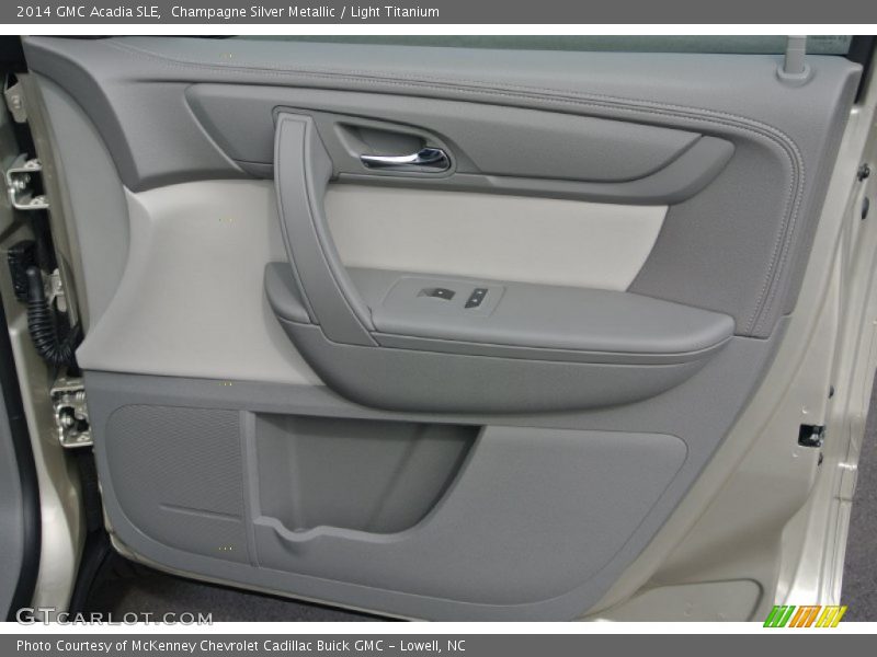 Champagne Silver Metallic / Light Titanium 2014 GMC Acadia SLE
