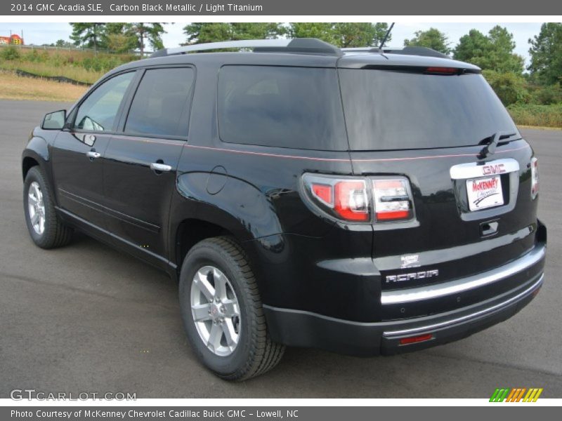 Carbon Black Metallic / Light Titanium 2014 GMC Acadia SLE