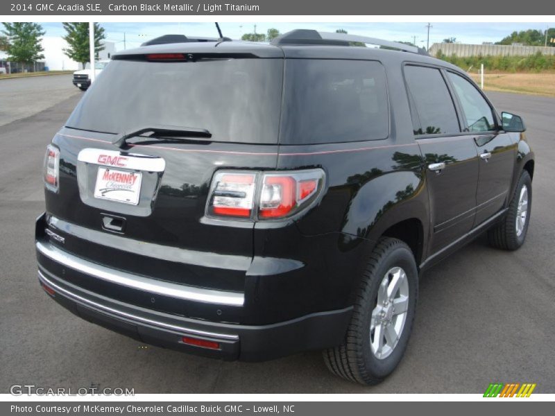 Carbon Black Metallic / Light Titanium 2014 GMC Acadia SLE