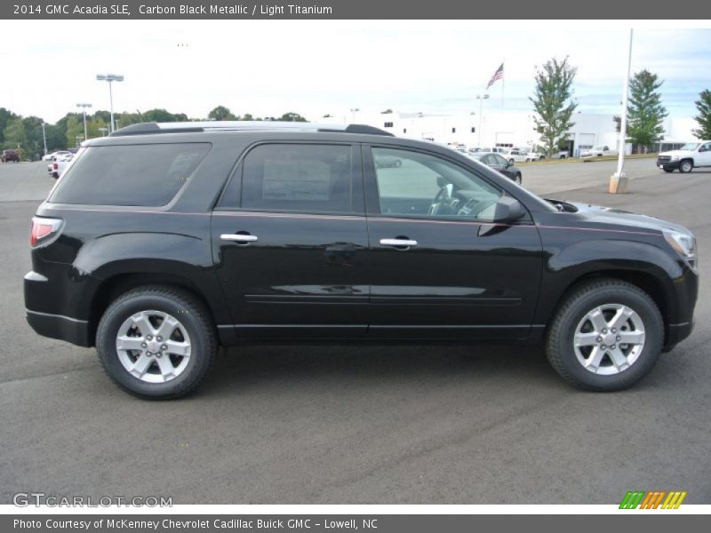 Carbon Black Metallic / Light Titanium 2014 GMC Acadia SLE