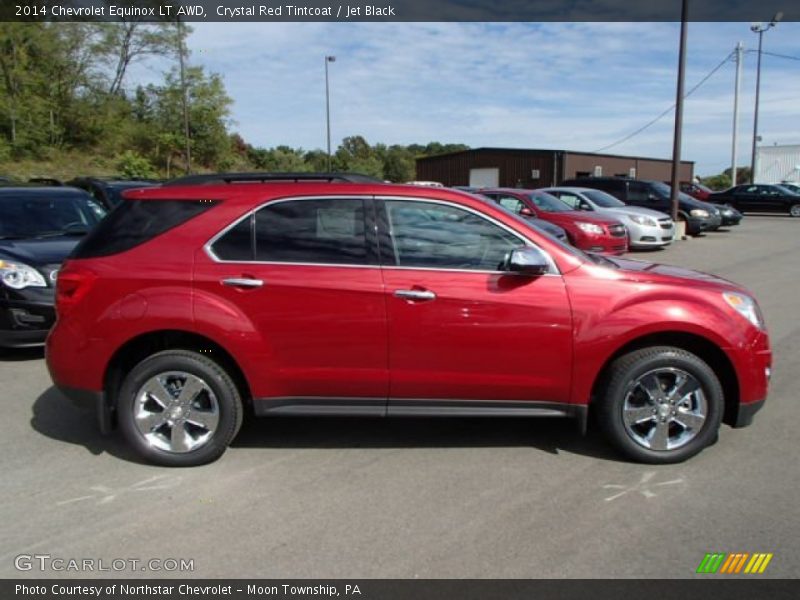 Crystal Red Tintcoat / Jet Black 2014 Chevrolet Equinox LT AWD