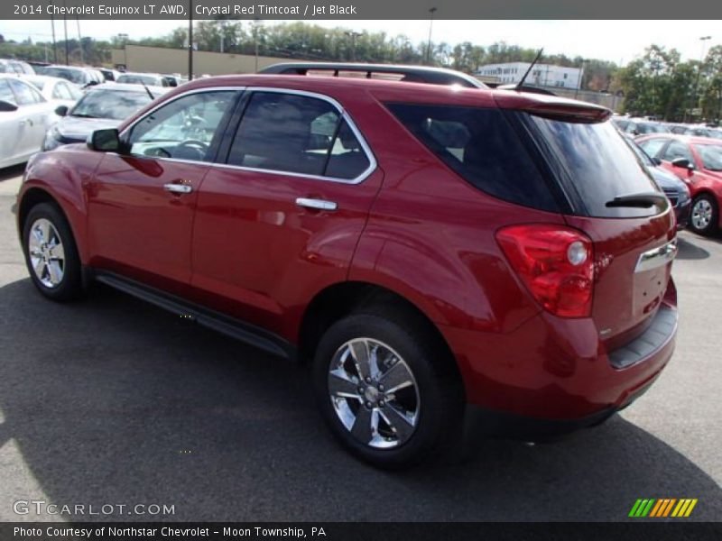 Crystal Red Tintcoat / Jet Black 2014 Chevrolet Equinox LT AWD