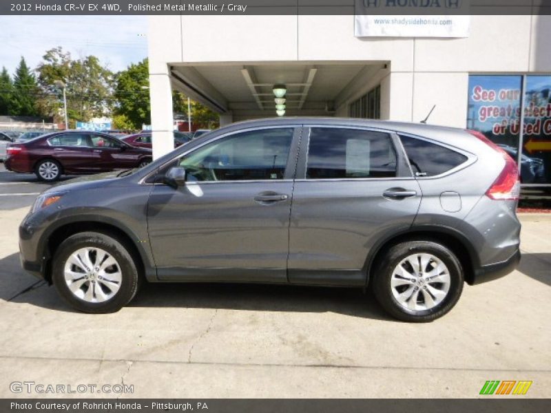 Polished Metal Metallic / Gray 2012 Honda CR-V EX 4WD