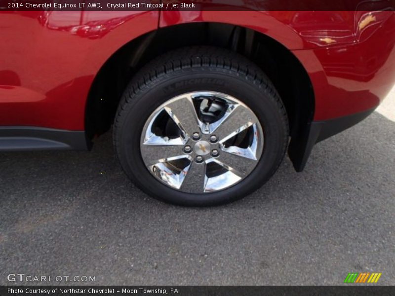 Crystal Red Tintcoat / Jet Black 2014 Chevrolet Equinox LT AWD