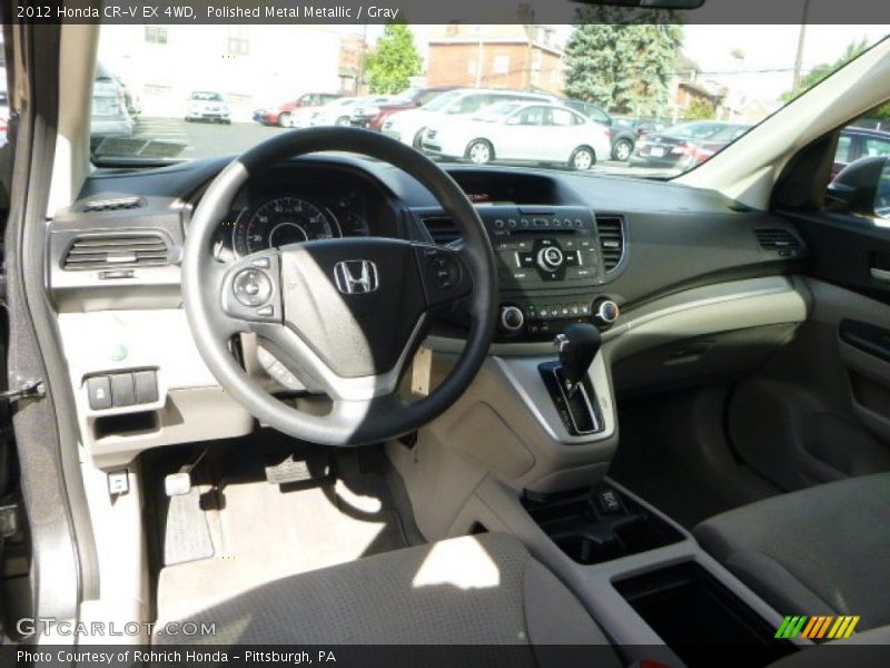 Polished Metal Metallic / Gray 2012 Honda CR-V EX 4WD