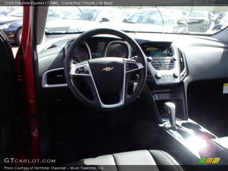 Crystal Red Tintcoat / Jet Black 2014 Chevrolet Equinox LT AWD