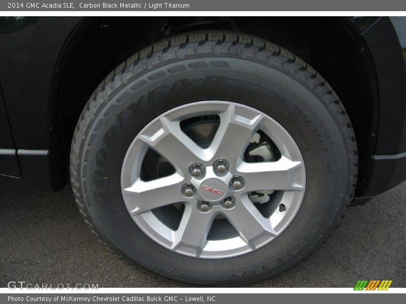 Carbon Black Metallic / Light Titanium 2014 GMC Acadia SLE