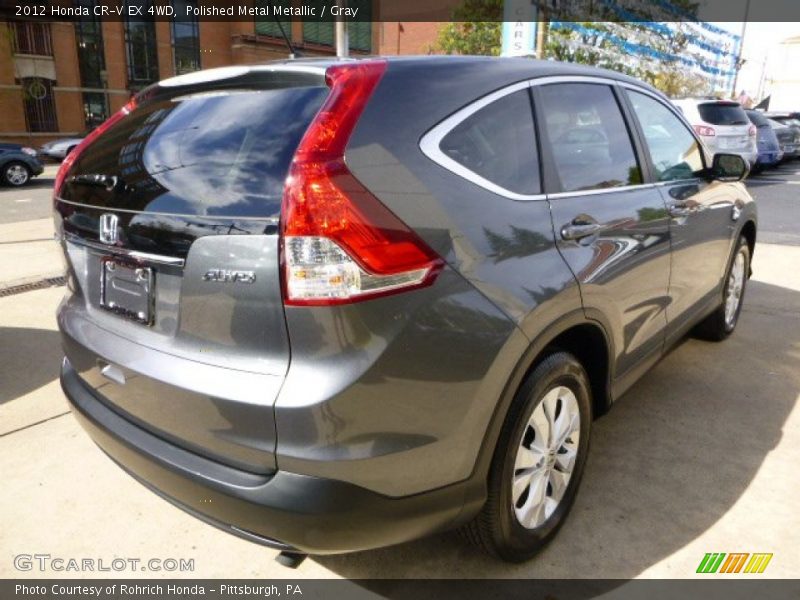 Polished Metal Metallic / Gray 2012 Honda CR-V EX 4WD