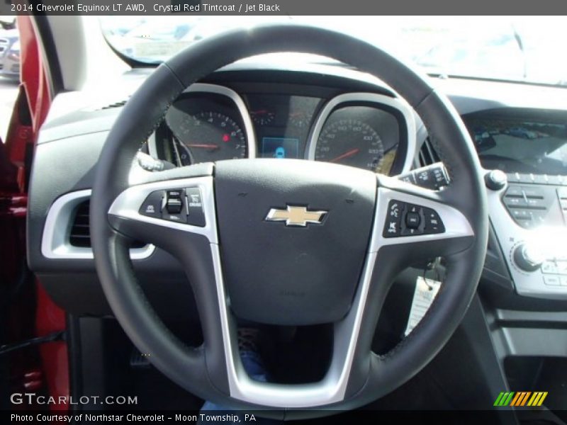 Crystal Red Tintcoat / Jet Black 2014 Chevrolet Equinox LT AWD