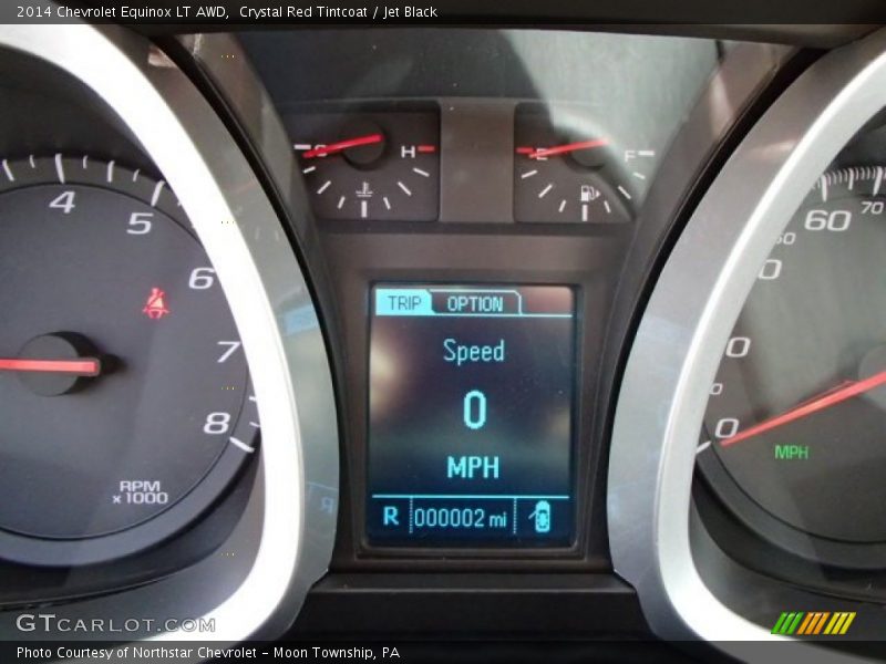 Crystal Red Tintcoat / Jet Black 2014 Chevrolet Equinox LT AWD