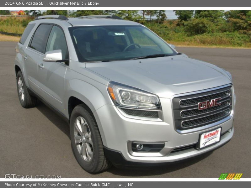 Quicksilver Metallic / Ebony 2014 GMC Acadia SLT