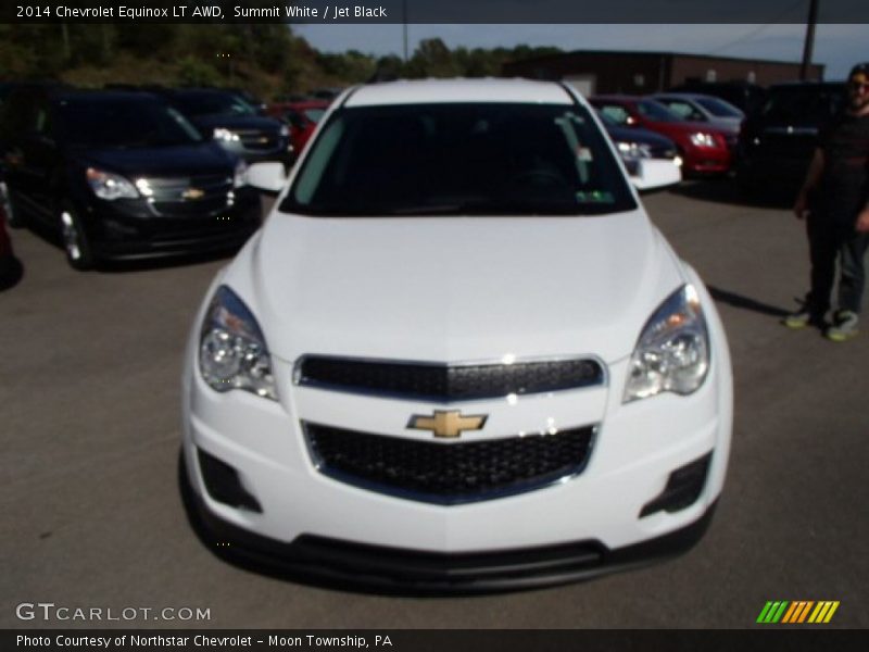 Summit White / Jet Black 2014 Chevrolet Equinox LT AWD