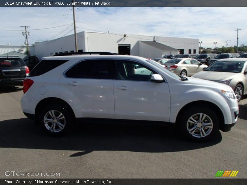 Summit White / Jet Black 2014 Chevrolet Equinox LT AWD