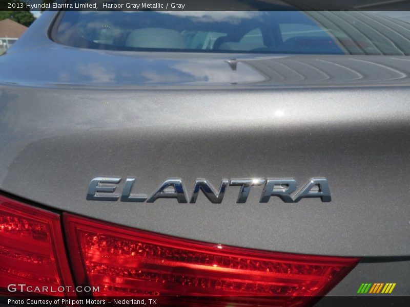 Harbor Gray Metallic / Gray 2013 Hyundai Elantra Limited