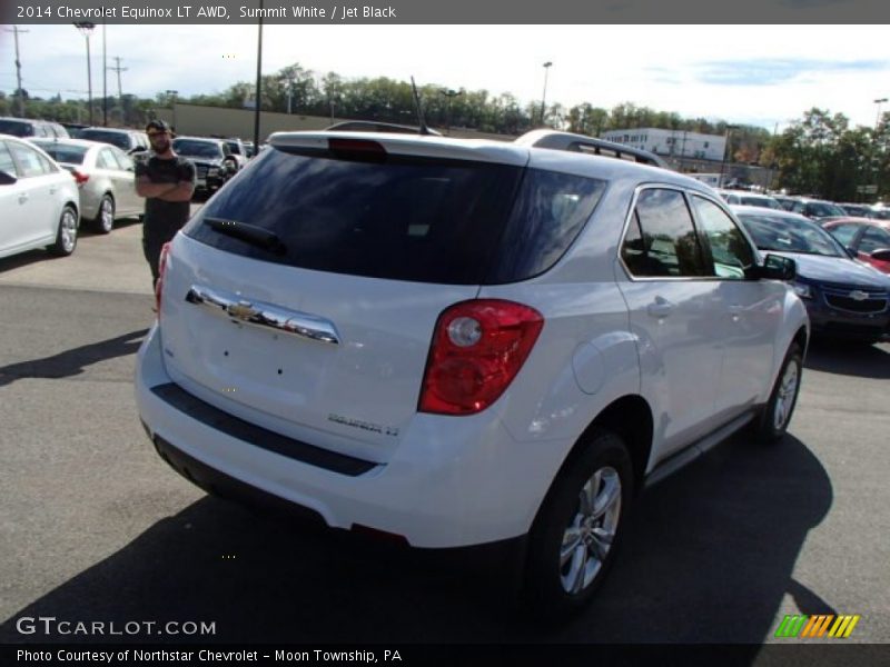 Summit White / Jet Black 2014 Chevrolet Equinox LT AWD