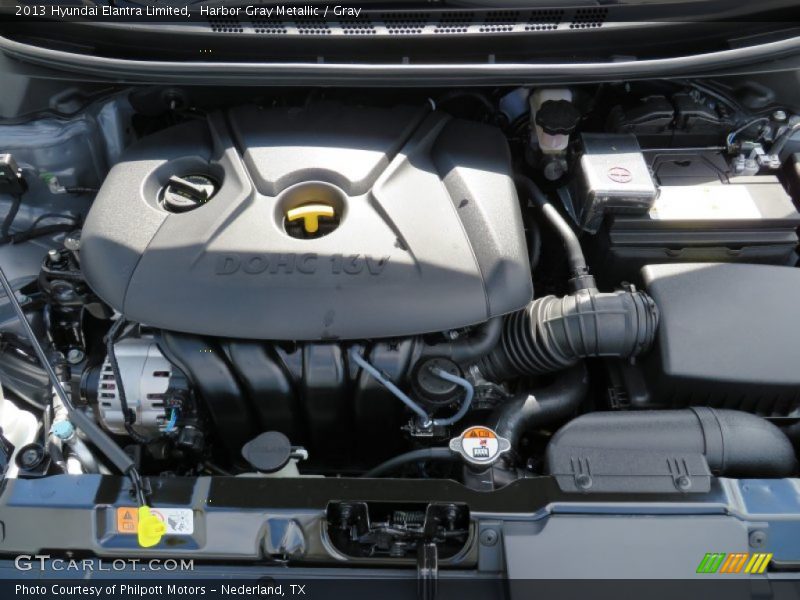 Harbor Gray Metallic / Gray 2013 Hyundai Elantra Limited