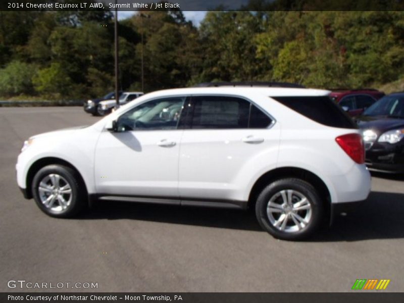 Summit White / Jet Black 2014 Chevrolet Equinox LT AWD