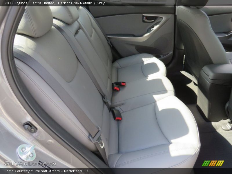Harbor Gray Metallic / Gray 2013 Hyundai Elantra Limited