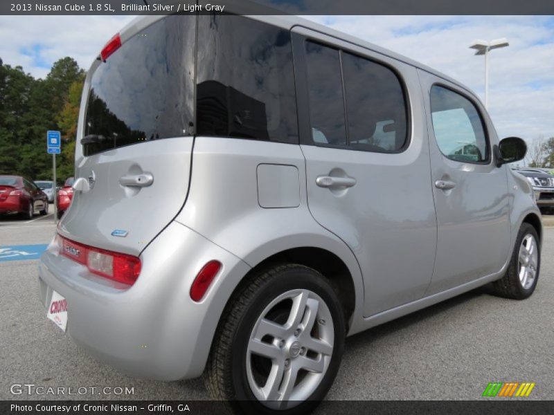 Brilliant Silver / Light Gray 2013 Nissan Cube 1.8 SL