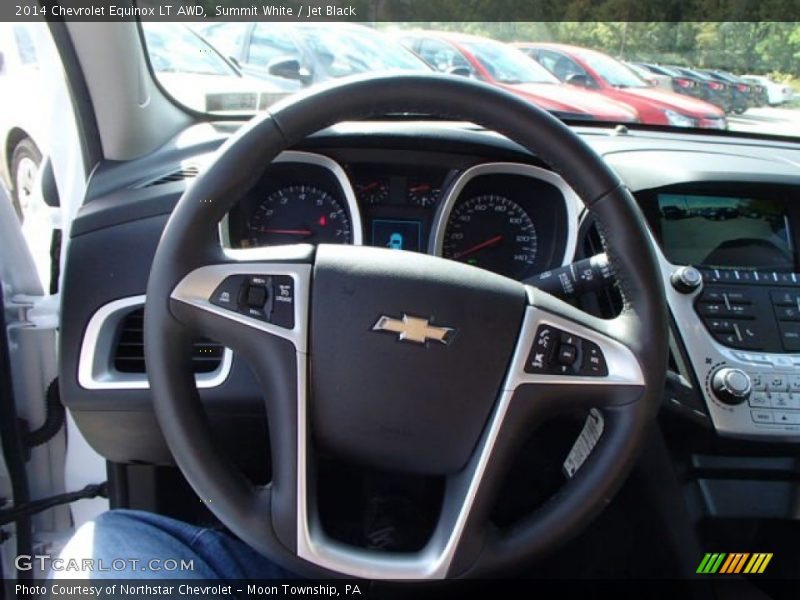 Summit White / Jet Black 2014 Chevrolet Equinox LT AWD