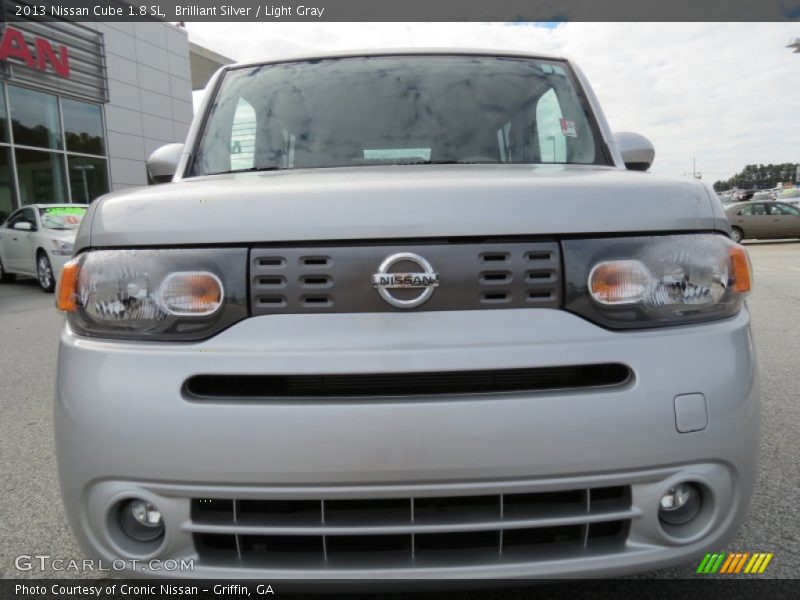 Brilliant Silver / Light Gray 2013 Nissan Cube 1.8 SL