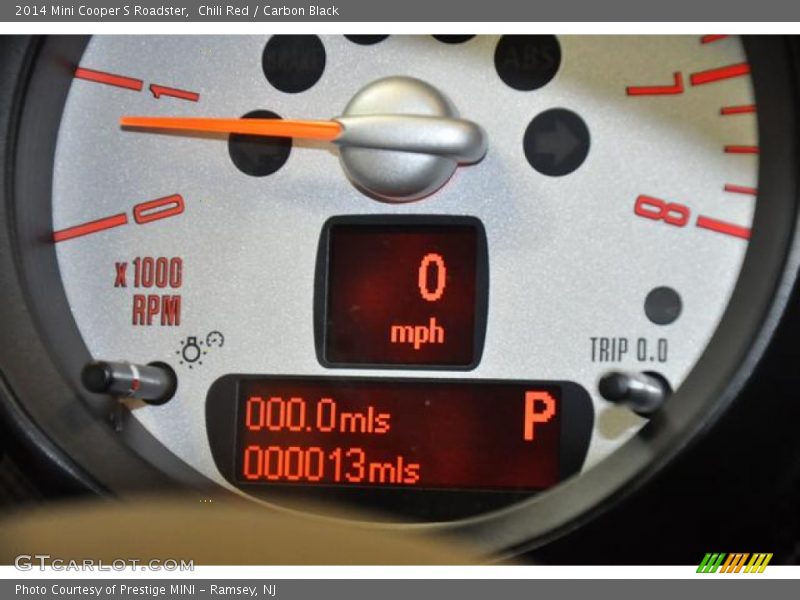 Chili Red / Carbon Black 2014 Mini Cooper S Roadster