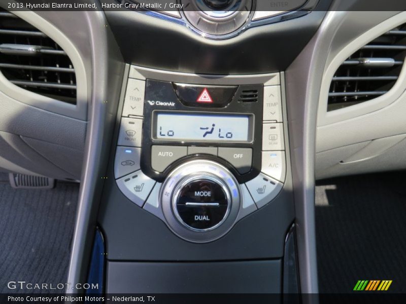 Harbor Gray Metallic / Gray 2013 Hyundai Elantra Limited