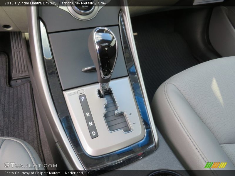 Harbor Gray Metallic / Gray 2013 Hyundai Elantra Limited