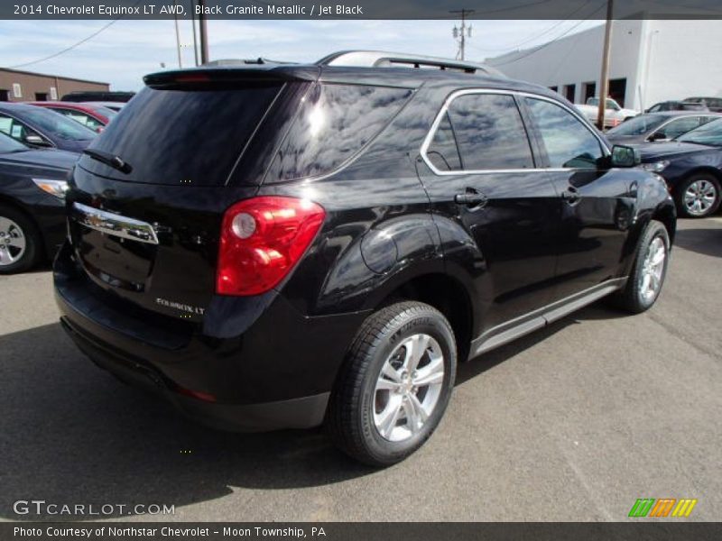 Black Granite Metallic / Jet Black 2014 Chevrolet Equinox LT AWD