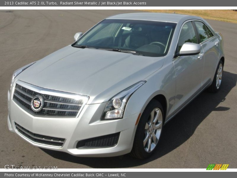 Radiant Silver Metallic / Jet Black/Jet Black Accents 2013 Cadillac ATS 2.0L Turbo