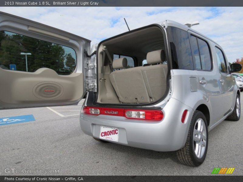 Brilliant Silver / Light Gray 2013 Nissan Cube 1.8 SL