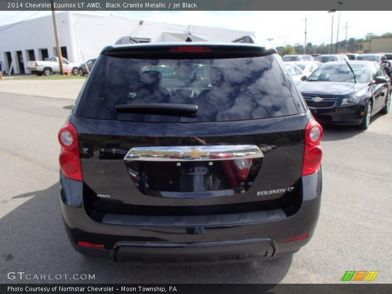 Black Granite Metallic / Jet Black 2014 Chevrolet Equinox LT AWD