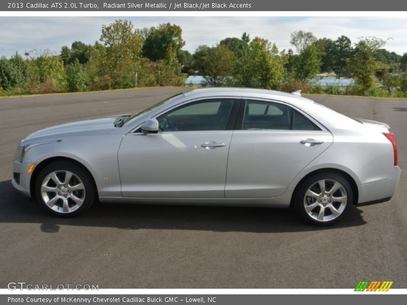 Radiant Silver Metallic / Jet Black/Jet Black Accents 2013 Cadillac ATS 2.0L Turbo