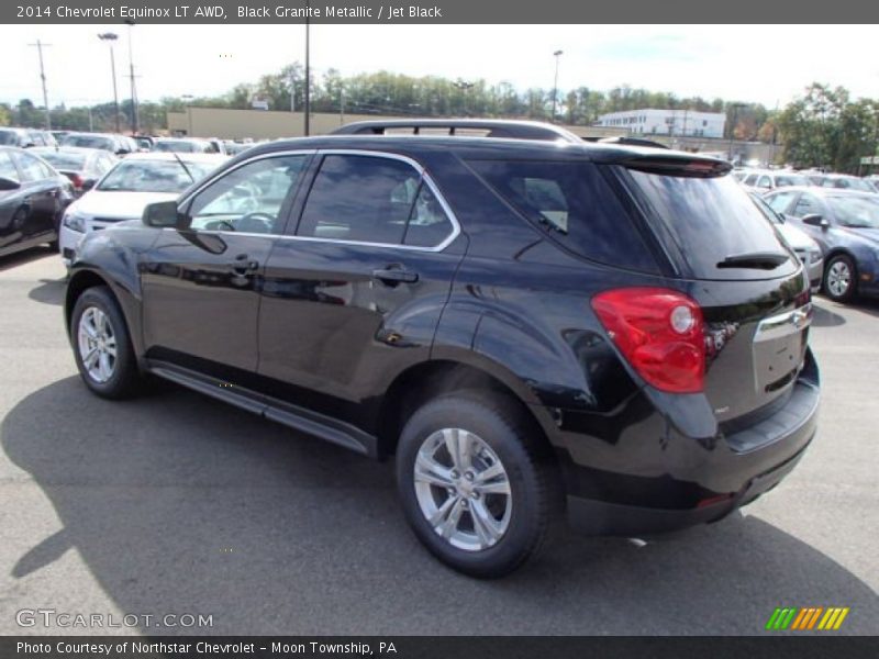 Black Granite Metallic / Jet Black 2014 Chevrolet Equinox LT AWD