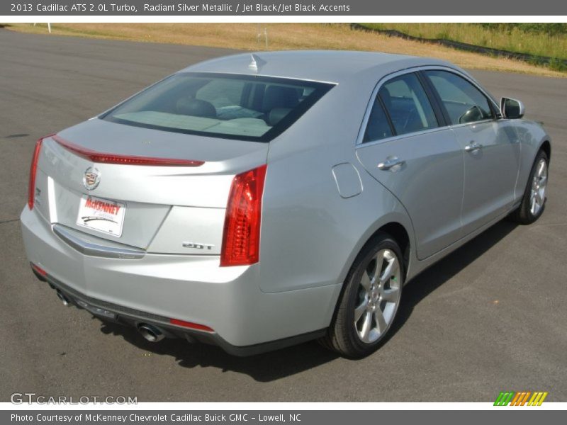 Radiant Silver Metallic / Jet Black/Jet Black Accents 2013 Cadillac ATS 2.0L Turbo