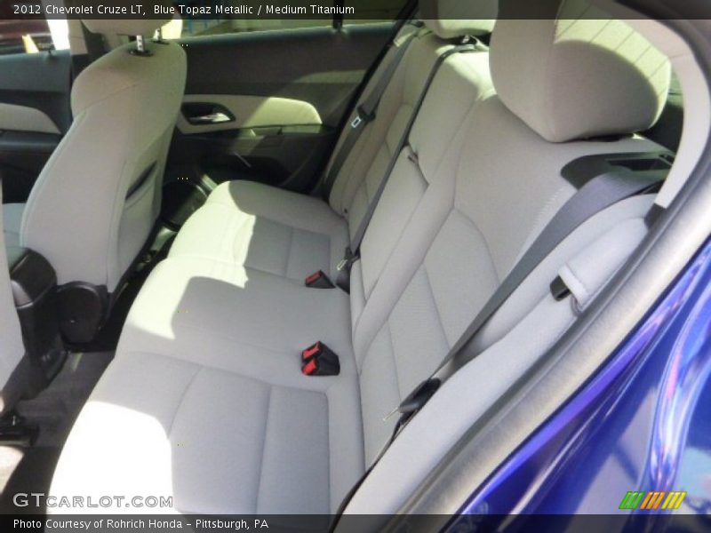 Blue Topaz Metallic / Medium Titanium 2012 Chevrolet Cruze LT