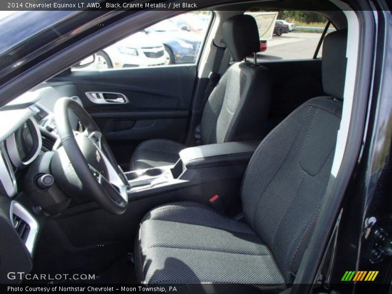 Black Granite Metallic / Jet Black 2014 Chevrolet Equinox LT AWD