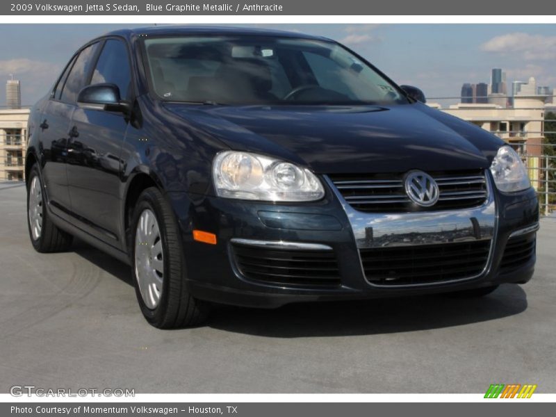 Blue Graphite Metallic / Anthracite 2009 Volkswagen Jetta S Sedan