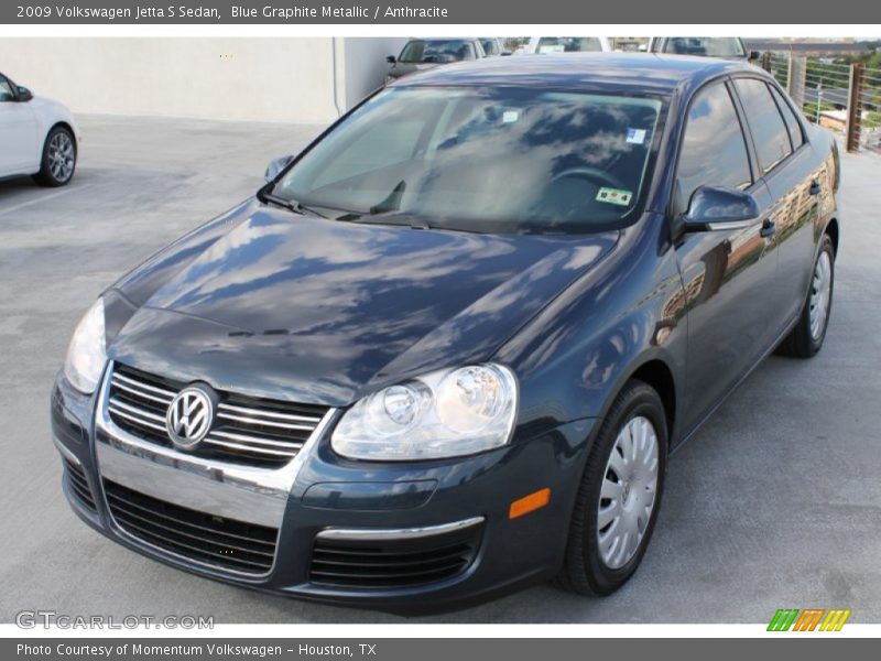 Blue Graphite Metallic / Anthracite 2009 Volkswagen Jetta S Sedan