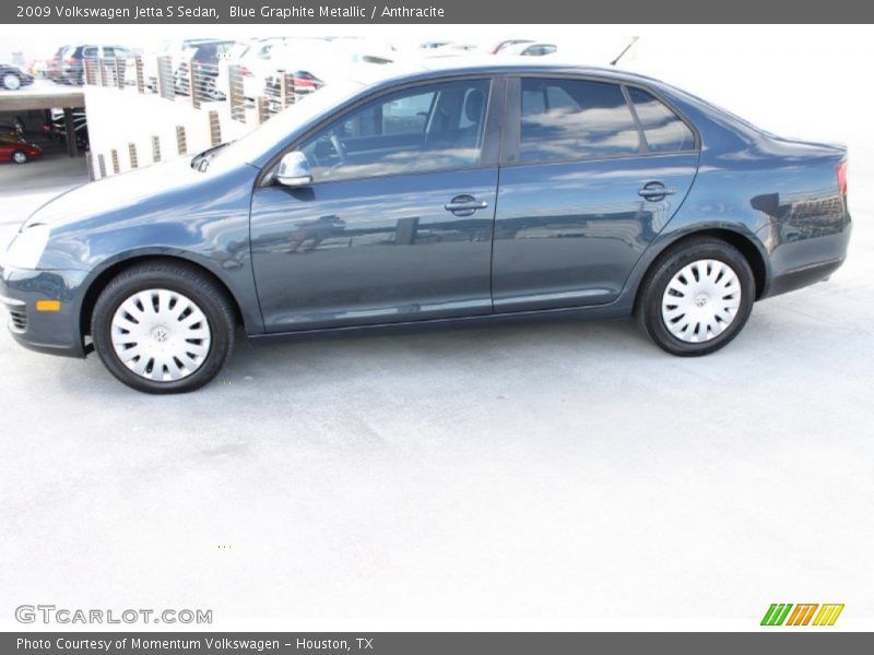 Blue Graphite Metallic / Anthracite 2009 Volkswagen Jetta S Sedan
