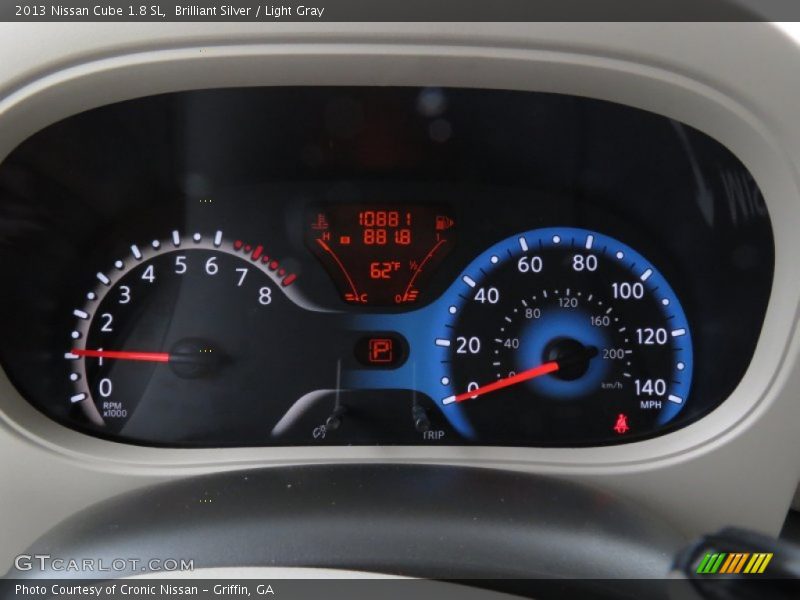 Brilliant Silver / Light Gray 2013 Nissan Cube 1.8 SL