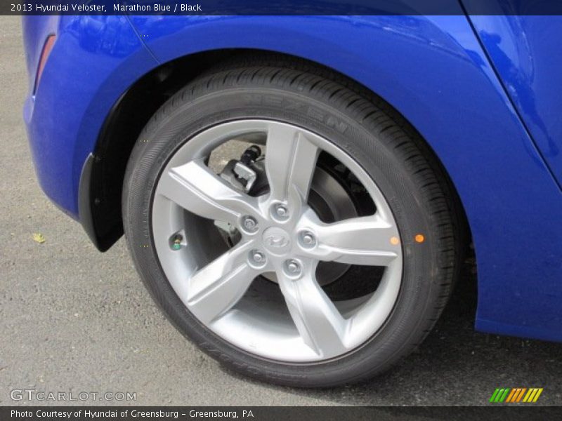 Marathon Blue / Black 2013 Hyundai Veloster