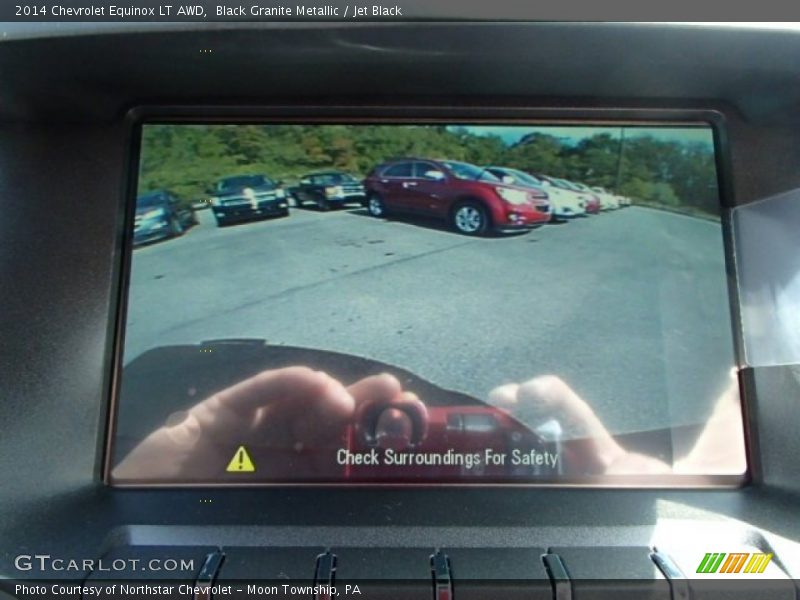 Black Granite Metallic / Jet Black 2014 Chevrolet Equinox LT AWD